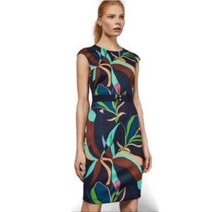 Ted Baker Adilyyn Supernatural Structure Dress Size 6